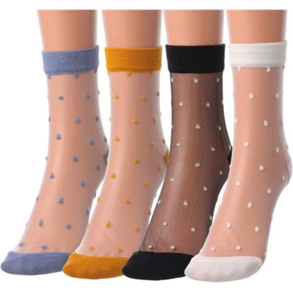 4 Sheer Socks for Women